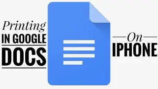 How to Print in Google Docs on iPhone