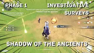 Shadow Of The Ancients Phase 1: Investigative Surveys Gameplay - Genshin Impact