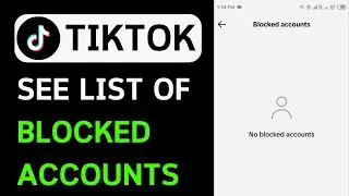 How To Find Your Blocked List On TikTok