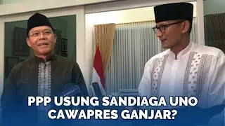 Kepergok Pakai Baju Hijau Sandiaga Uno Fix Kader PPP?