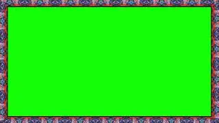 Photo border green screen | frame green screen