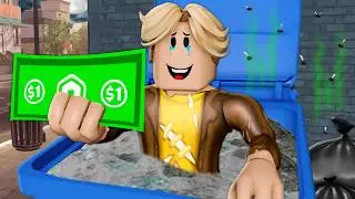 A DOLLAR Made Him RICH! (A Roblox Movie)