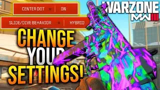 WARZONE: UPDATE Your SETTINGS! Huge GAMEPLAY UPDATE Completely Changes Gunfights! (WARZONE Settings)