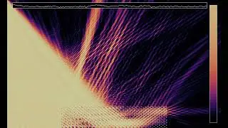 [Epilepsy warning] Bragg diffraction seen from a larger distance - with a plot of the wave profile