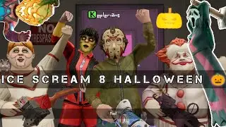 Ice Scream 8 halloween boss fight + ending