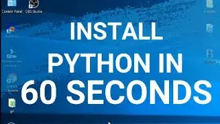 01. Install Python in 60 SECONDS on Windows!! Software Installation in 60 Seconds Series. 