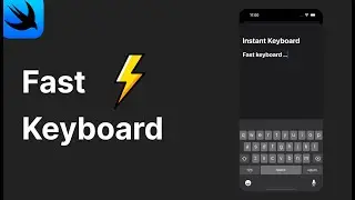 SwiftUI: Instant Keyboard Focus