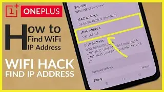 How to Find WiFi IP Address of OnePlus Android Phone