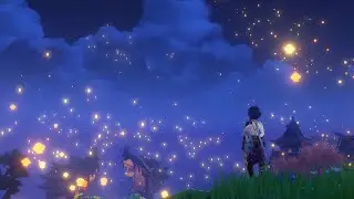 Genshin Impact - Lantern Rite Ending Cutscene (Ultrawide 1080p60)