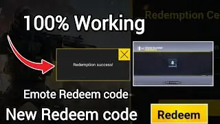 New Emote Redeem code codm 2023 | Working Redeem code codm | cod Mobile Redeem code 2023