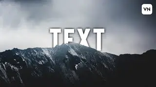 Reveal text animation in Vn Video Editor