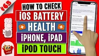 How To Check Actual iPhone & iPad Battery Health | iOS Battery Health Check