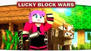 ч.15 Lucky Block Wars Minecraft - Кошка Маньяк