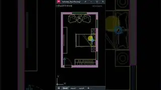 Automatic Floor Plan - AutoCAD Tutorial #viralshorts