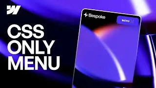 CSS Only Menu in Webflow