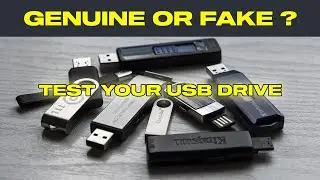 Fake USB Flash Drive Test | How To Test Your USB Drive Or Memory Card For Fake