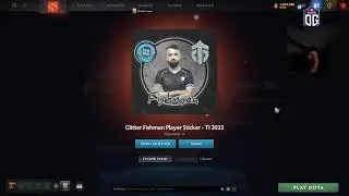 BASED Gorgc Deleted his Fishman Player Sticker on TI 12 Compendium ICANT