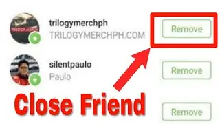 How To Remove Close Friend In Instagram || Delete Close Friend List