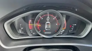 Volvo V40 TPMS Warning Light Reset 2018 Tyre Pressure Warning Light