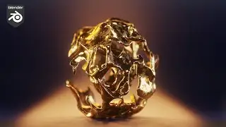 I Turned Geometry Nodes Into Liquid Gold!