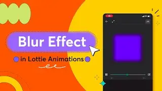 Tutorial on how to add blur effect to Lottie Animations in Adobe After Effects