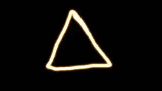 Neon Triangle Shape Scribble Animation Overlay HD | Free to use !