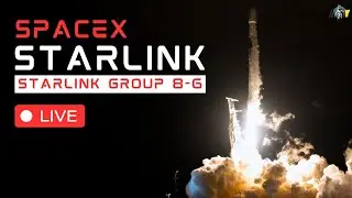 LIVE: SpaceX Starlink Group 8-6 Launch with Direct to Cell Satellites on Falcon 9