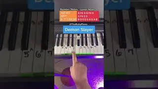 😈 Demon Slayer Piano Tutorial 