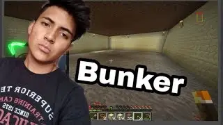 Construyo una *PISCINA Y UN BUNKER*/Mi Mundo Survival/Minecraft