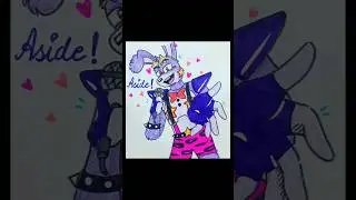 Glamrock Bonnie x Glamrock Chica 💜🩷