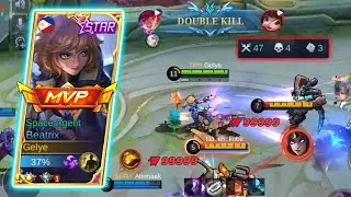 BEATRIX SPACE AGENT IS HERE🔥 SATISFYING EFFECTS ALSO GAMEPLAY WITH 14 SAVAGE | MLBB