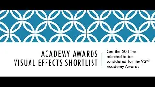 92nd Academy Awards Visual Effects Shortlist 2020