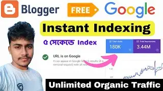 Instant Indexing For Blogger Post (index blogger post 1 Sec) Using API | Google API Indexing