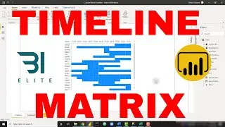 DAX for Power BI - Creating a Custom Timeline Matrix