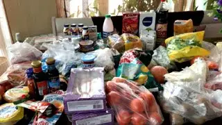 Закупка продуктов в Ленте