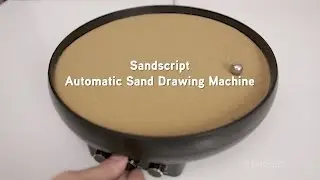 Sandscript - Automatic Sand Drawing Machine from ThinkGeek