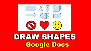 How To Draw Shapes In Google Docs on Computer