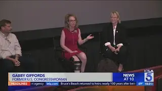 Gabby Giffords speaks in Century City alongside screening of documentary