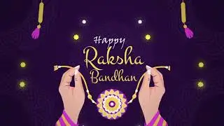 Raksha Bandhan Template Motion Graphic | Happy Rakshabandhan 2024 Status