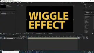 🆕how To Add Wiggle Expression In After Effects 👉 Loop Wiggle After Effects Video