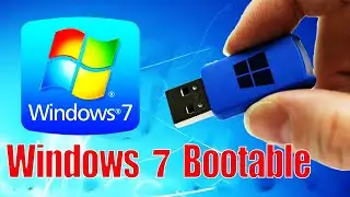 How to Create Windows 7 Bootable USB Flash Drive Windows 7 USB Installer (2024)