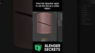 3 ways to Slice Objects | Blender Secrets #blender #shorts