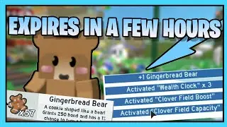FREE GINGERBREAD - bee swarm simulator beesmas 2020 codes