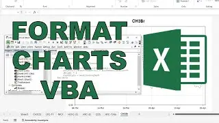 How to format multiple chart sheets using vba in excel