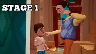 HELLO NEIGHBOR HIDE & SEEK MOBILE BETA STAGE 1 WALKTHROUGH