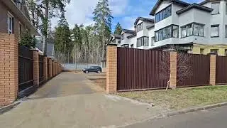 Обзор трехэтажного дома, коттеджный поселок «Зеленый бор»