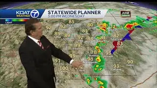 Gusty conditions with increasing storms