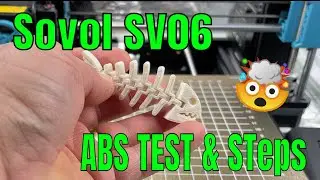 Printing ABS on the Sovol SV06 Bonus Cura setup Tips too