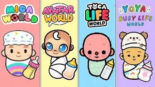 МЛАДЕНЦЫ 👶 в AVATAR WORLD 🍼 TOCA LIFE WORLD 🐣  MIGA WORLD  🤰 YOYA - СЕКРЕТЫ !