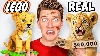 If You Build It, I’ll Pay For It!! (Lego vs Pancake Art) How To Make Disney Lion King Mufasa IRL